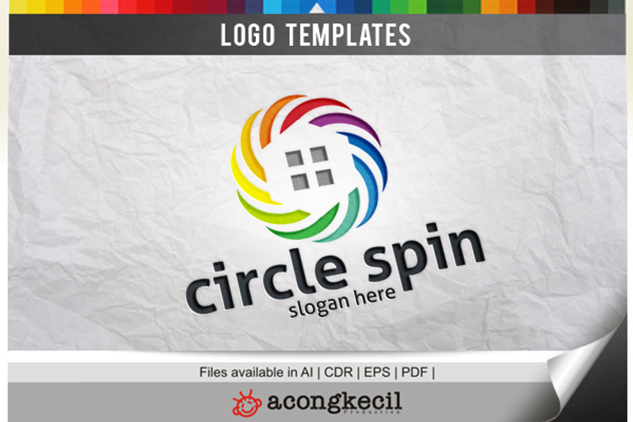 Circle Spin in Logo Templates - product preview 8
