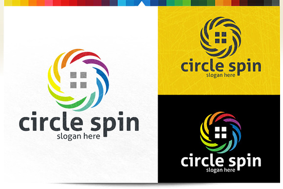 Circle Spin in Logo Templates - product preview 1