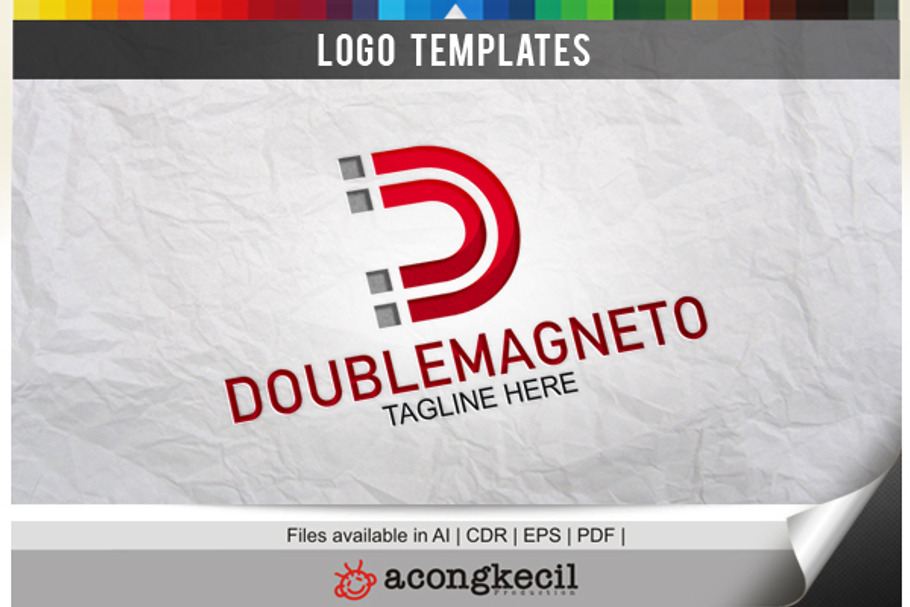 Double Magneto in Logo Templates - product preview 8
