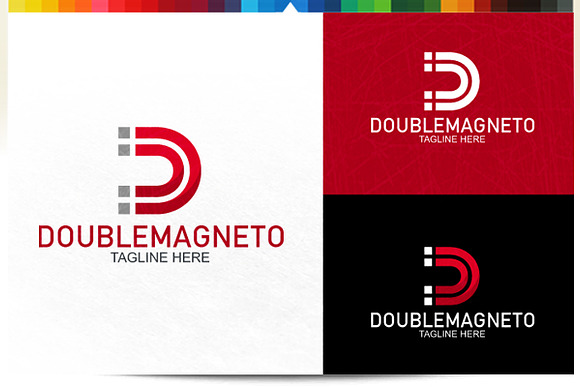 Double Magneto in Logo Templates - product preview 1