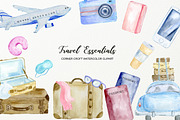 Watercolor Travel Essentials