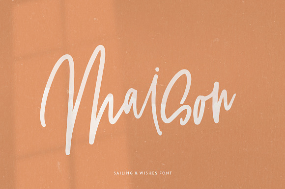 Sailing & Wishes Script Font in Script Fonts - product preview 3