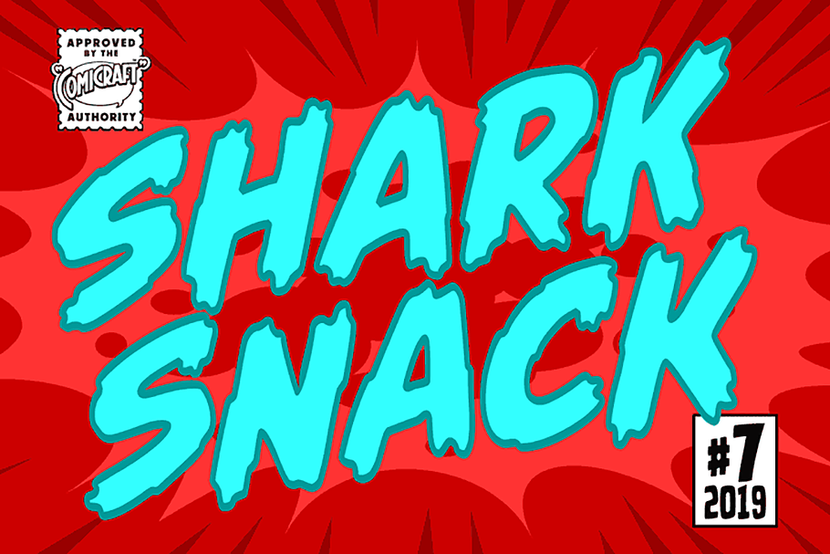 Shark Snack in Display Fonts - product preview 8