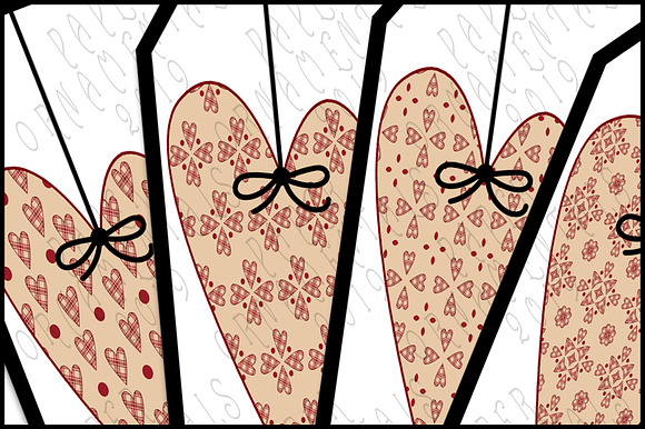 Gift Tags, Heart To/From Tags Set 1 in Objects - product preview 3