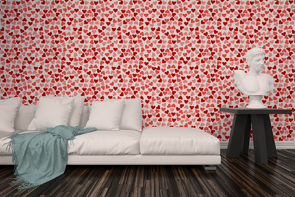 Heart Clipart & Heart Pattern. Love in Patterns - product preview 1