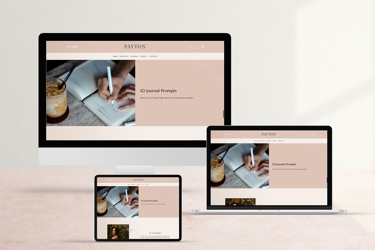 Payton Squarespace Template in Website Templates - product preview 8