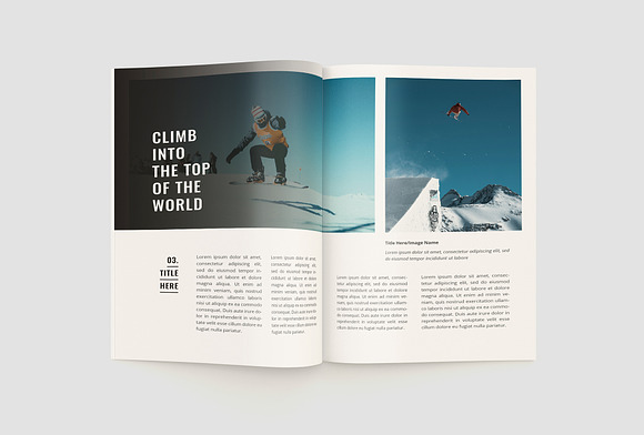 Adventure Sport Magazine in Magazine Templates - product preview 10
