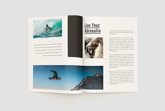 Adventure Sport Magazine in Magazine Templates - product preview 11