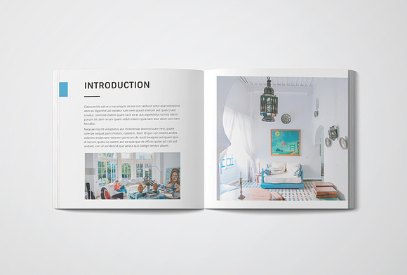 Square Interior Design Brochure in Brochure Templates - product preview 2