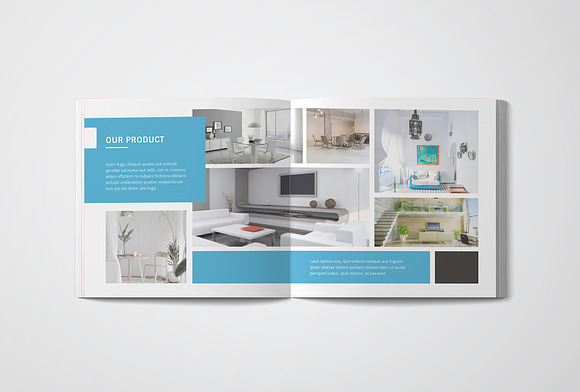 Square Interior Design Brochure in Brochure Templates - product preview 10