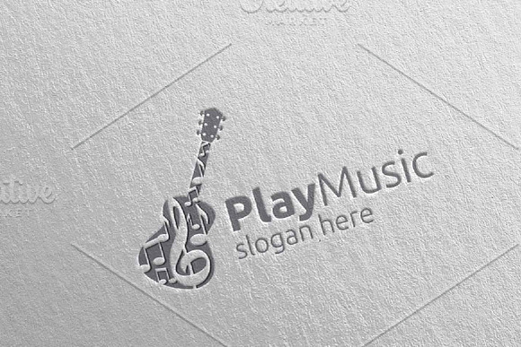 Music Logo with Note, Play Concept in Logo Templates - product preview 4