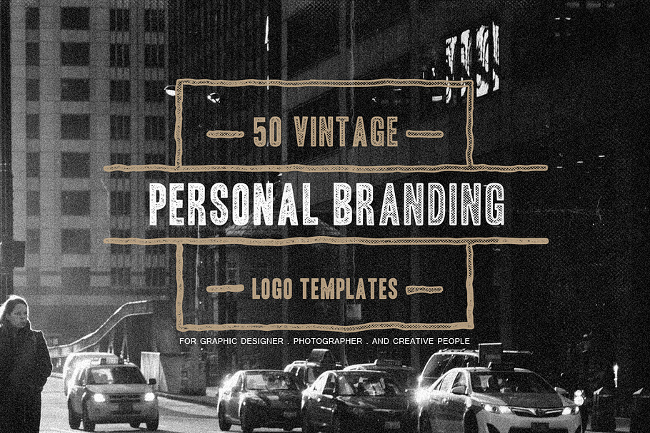50 Vintage Personal Logo