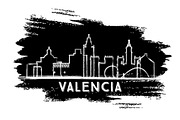 Valencia Spain City Skyline