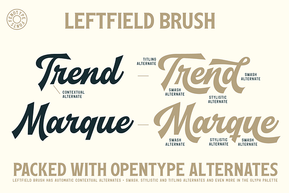 Leftfield Script, Sans & Serif in Display Fonts - product preview 6