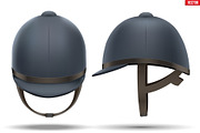 Set of Jockey helmets