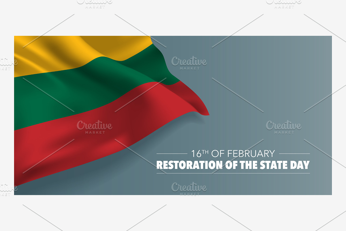 Lithuania restoration of the state in Illustrations - product preview 8