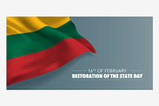 Lithuania restoration of the state