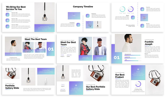 Violeta - Powerpoint Template in PowerPoint Templates - product preview 2