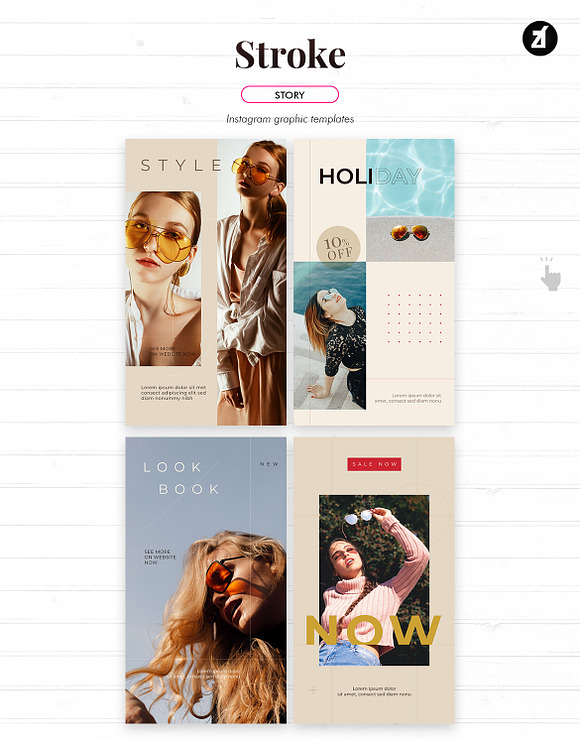 Stroke social media graphic in Instagram Templates - product preview 4