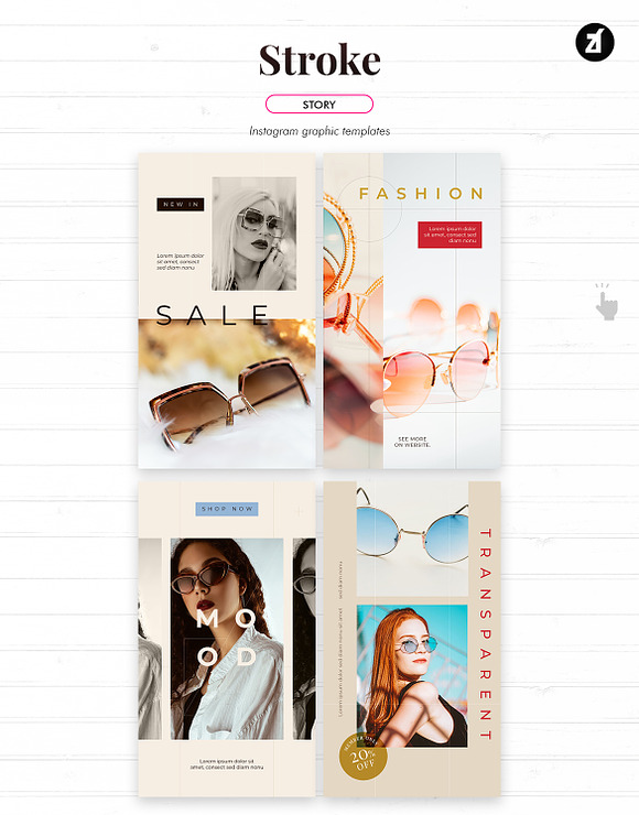 Stroke social media graphic in Instagram Templates - product preview 6
