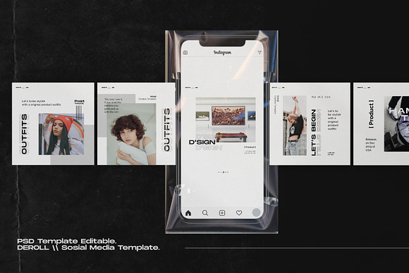 HAMILLTON - Social Media Pack Bundle in Instagram Templates - product preview 5