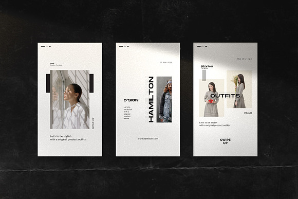 HAMILLTON - Social Media Pack Bundle in Instagram Templates - product preview 9