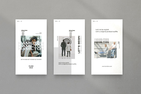 HAMILLTON - Social Media Pack Bundle in Instagram Templates - product preview 12
