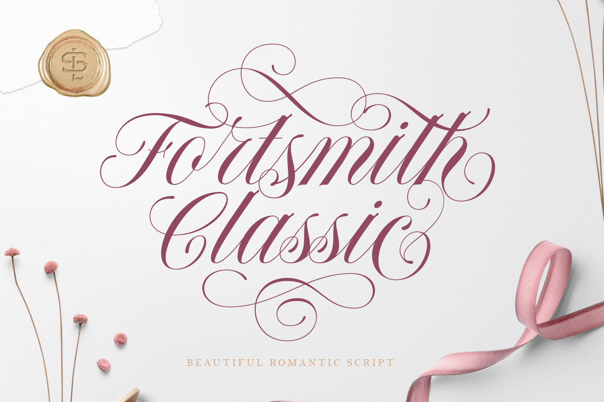 Forthsmith Classic Script in Script Fonts - product preview 8