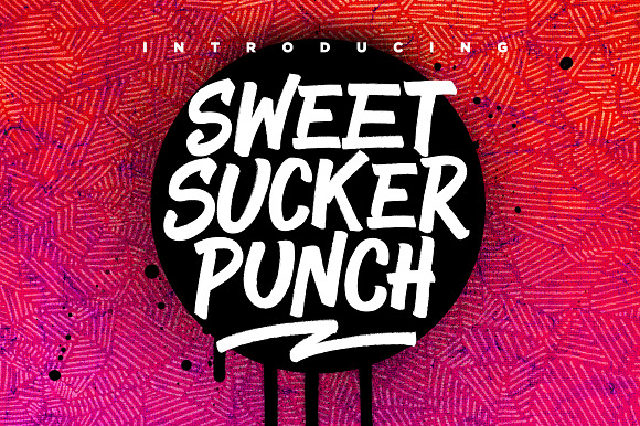 Sweet Sucker Punch in Graffiti Fonts - product preview 4