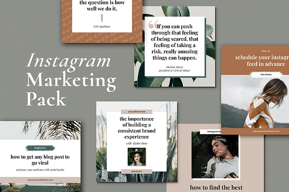 Instagram Marketing Pack | Photoshop in Instagram Templates - product preview 5