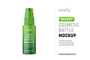 Cosmetic pump bottle mockup 30ml