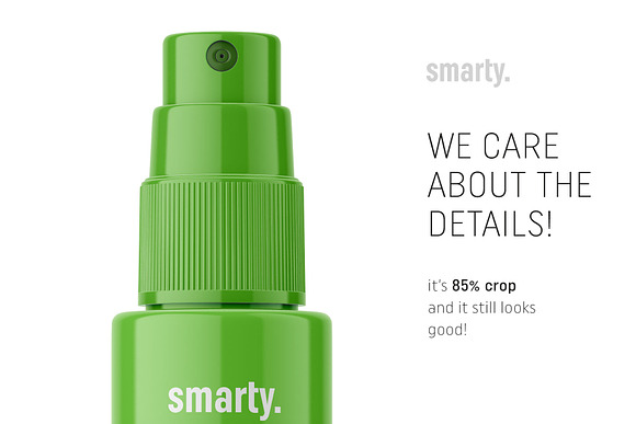 Cosmetic pump bottle mockup 50ml in Product Mockups - product preview 3