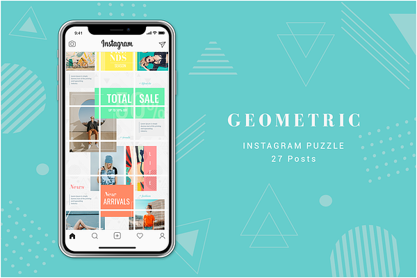 Instagram Puzzle - Geometric