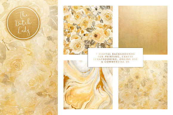 Digital Backgrounds Yellow & Gray in Textures - product preview 1