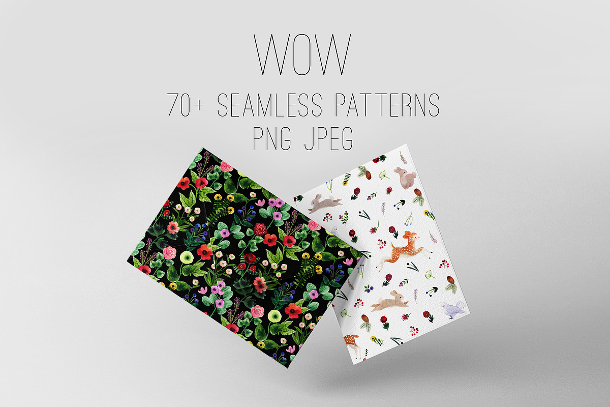WOW 70+ Seamless Patterns in Patterns - product preview 8