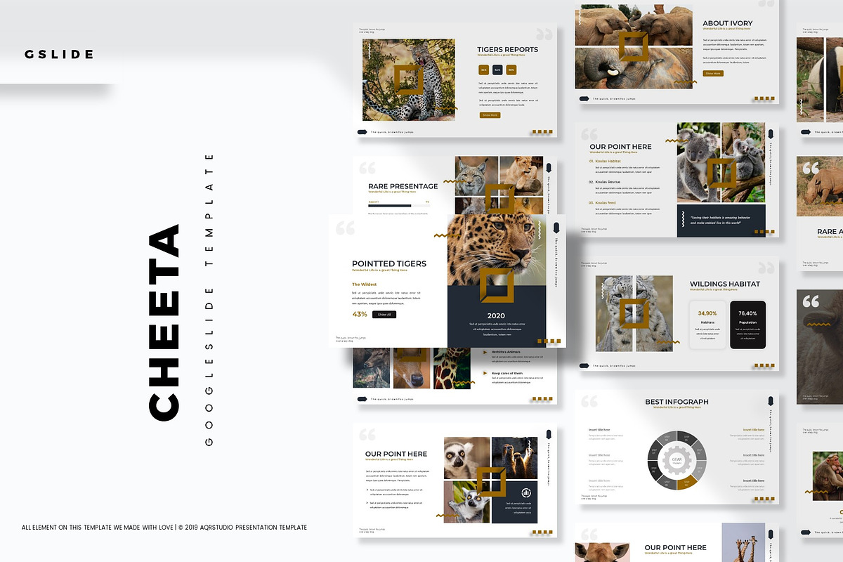 Cheeta - Google Slides Template in Google Slides Templates - product preview 8