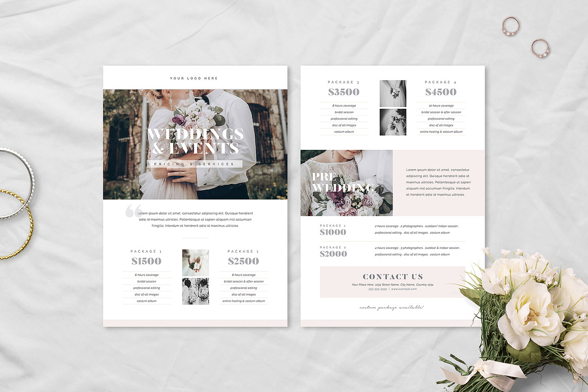 Photography Pricing Guide Template in Flyer Templates - product preview 8