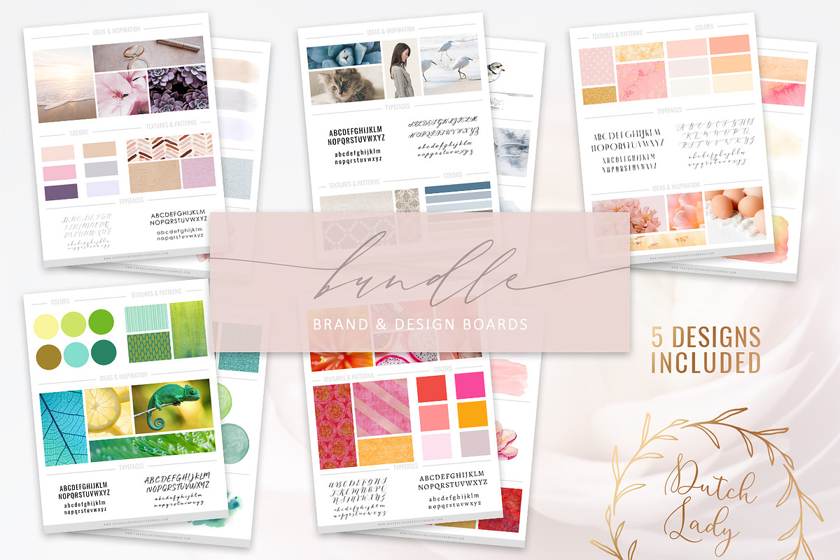 Brand & Design Board Bundle in Presentation Templates - product preview 8
