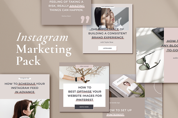 Instagram Marketing Pack | Photoshop in Instagram Templates - product preview 6