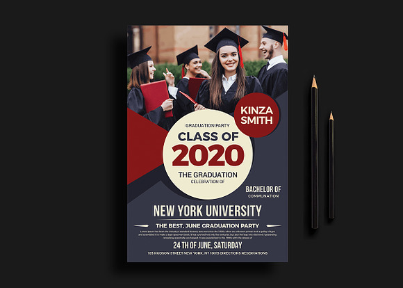 Graduation Invitation in Card Templates - product preview 1