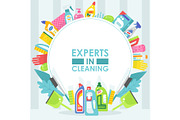 Cleaning service brochure cover