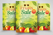 Freash Fruits Sale Offer Flyer