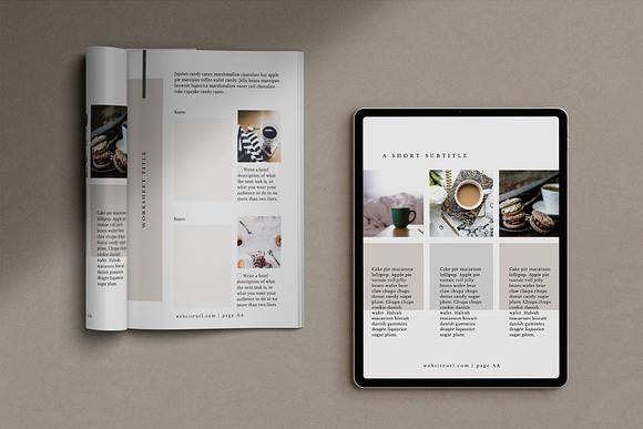 Workbook/eBook Canva Template | Mio in Magazine Templates - product preview 5