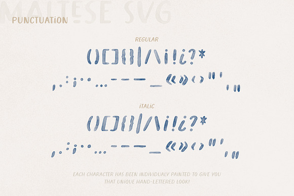 Maltese SVG Watercolor Font in Display Fonts - product preview 13