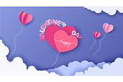 Happy Valentines Day card vector