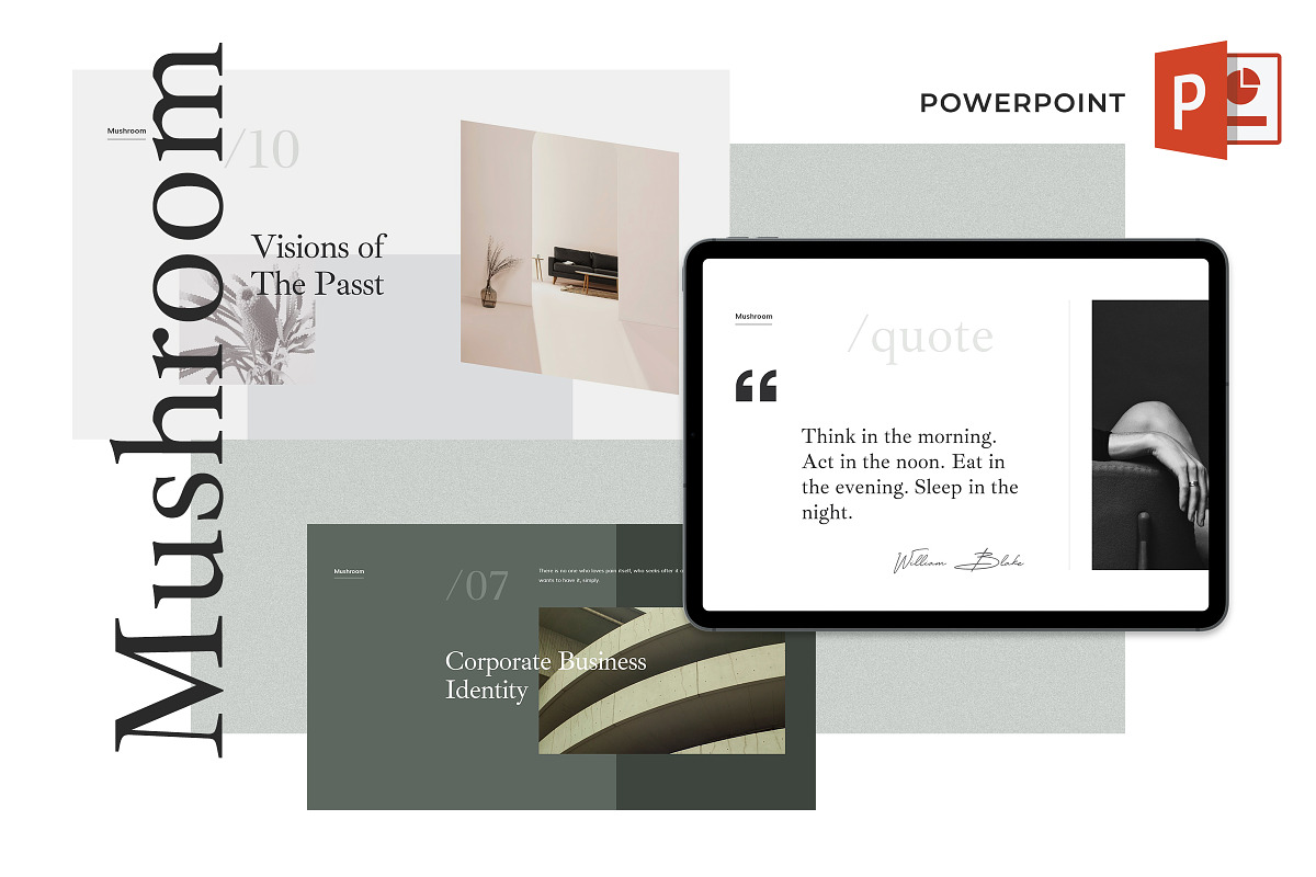 Mushroom PowerPoint Presentation in PowerPoint Templates - product preview 8