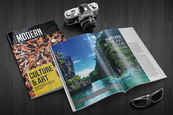 Modern Magazine (30% OFF) in Magazine Templates - product preview 1