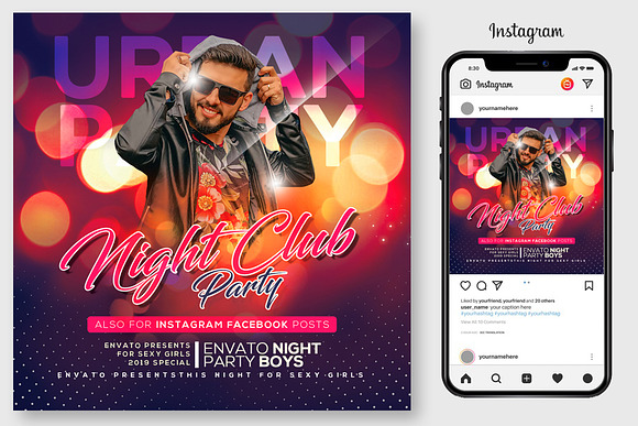 3 Sexy City Party Flyer Bundle in Flyer Templates - product preview 2