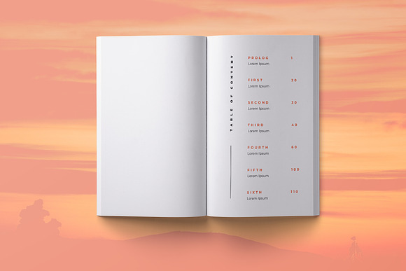 Pocket Book Novel in Stationery Templates - product preview 2