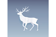 Deer Animal Silhouette, Papercut